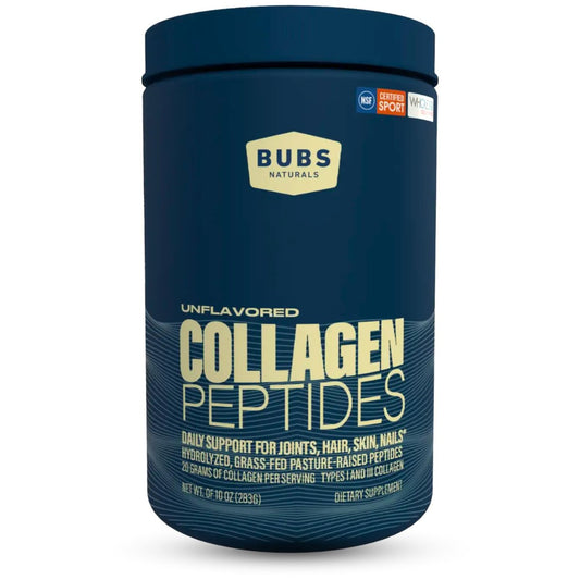 BUBS Naturals Unflavored Kollagenpeptide-Pulver – Weidehaltung, grasgefüttert, paleo- & keto-freundlich, 284 g (10 oz)