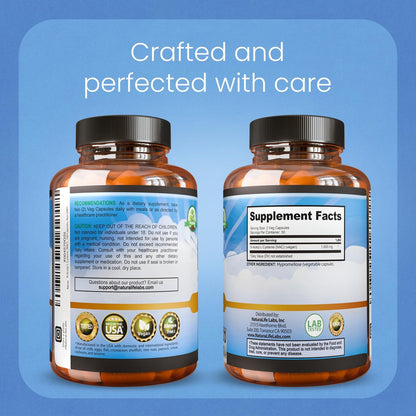NaturaLife Labs N-Acetyl-L-Cystein (NAC) 1600 mg – 100 Kapseln - Vegan, Non-GMO & Glutenfrei