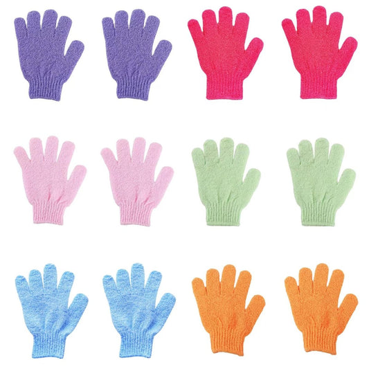 12-teiliges Set Peeling-Handschuhe für Tiefenreinigung – Sanfte Körperpflege für Männer und Frauen