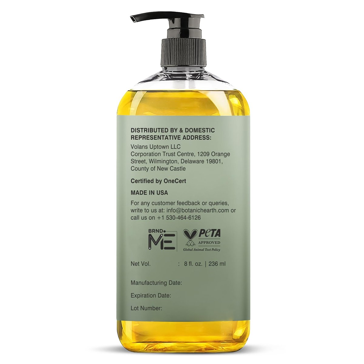 Botanic Hearth USDA Bio Jojobaöl 237 ml | 100% rein und natürlich – kaltgepresst & hexanfrei – natürliches Haarwachstumsöl für Wimpern, Augenbrauen, Haut, Gesicht, Nägel & Kopfhaut