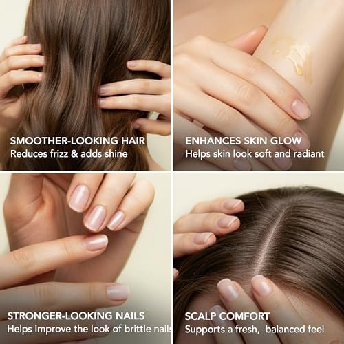 Botanic Hearth USDA Bio Jojobaöl 237 ml | 100% rein und natürlich – kaltgepresst & hexanfrei – natürliches Haarwachstumsöl für Wimpern, Augenbrauen, Haut, Gesicht, Nägel & Kopfhaut