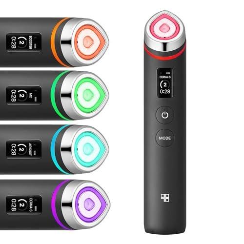 Medicube Booster Pro – 6-in-1 Glasglanz Beauty-Massagegerät für klare, strahlende und straffere Haut | Koreanische Hautpflege | Schwarz