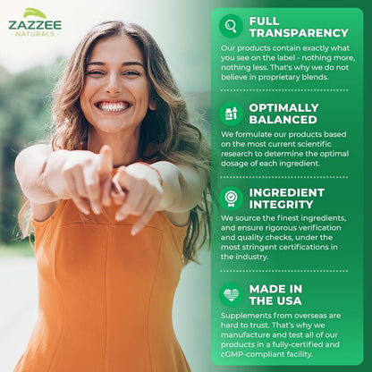 Zazzee USDA Bio-Baldrianwurzel 10:1 Extrakt – 120 vegane Kapseln, 4-Monatsvorrat, Valeriana Officinalis, Entspannung, Ruhe & Stimmungsunterstützung, natürlich, ohne Gentechnik, hergestellt in den USA