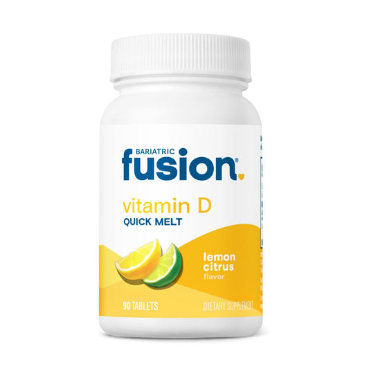 Bariatric Fusion Vitamin D3 5000 IE Schmelztabletten | Zitronen-Zitrus-Geschmack | 90 schnell schmelzende Tabletten