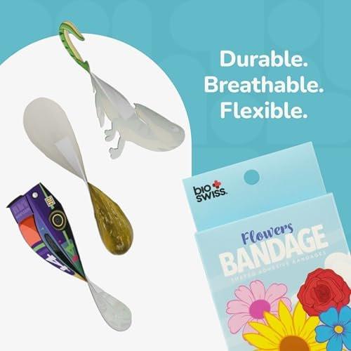 BioSwiss Pflaster, Blumenförmig, selbstklebend, latexfrei, steril, 24 Stück