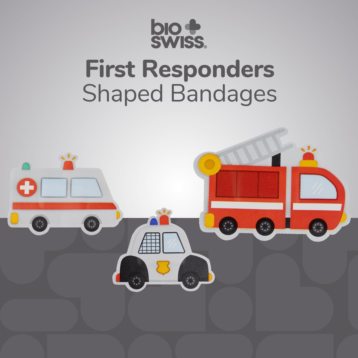 BioSwiss Pflaster Set First Responders – Selbsthaftende Wundversorgung, Latexfrei, Steril, 24 Stück