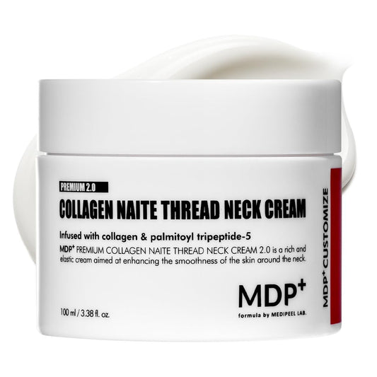 MDP+ Premium Collagen Naite Thread Neck Cream 2.0 | Hautstraffung, Festigung, 100 ml | Anti-Aging Feuchtigkeitscreme für Hals und Dekolleté gegen Falten