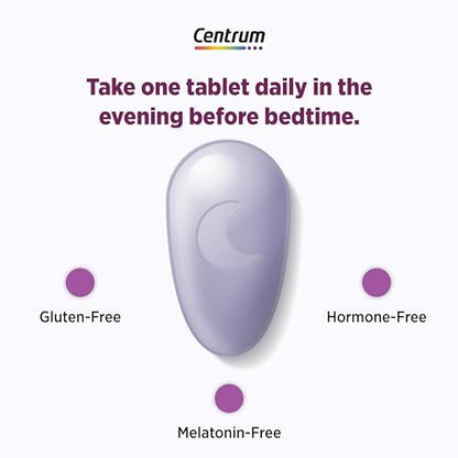 Centrum Restful Sleep Wechseljahre Unterstützung Tabletten – mit klinisch geprüftem DailyZz und geniVida, 28 Stück