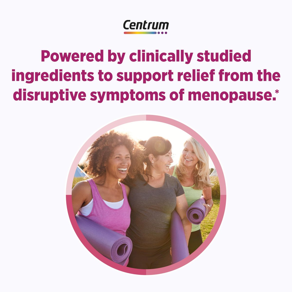 Centrum Complete Multivitamin Supplement + Hitzewallungen-Unterstützung für die Wechseljahre, mit klinisch untersuchtem geniVida, 30 Tabletten