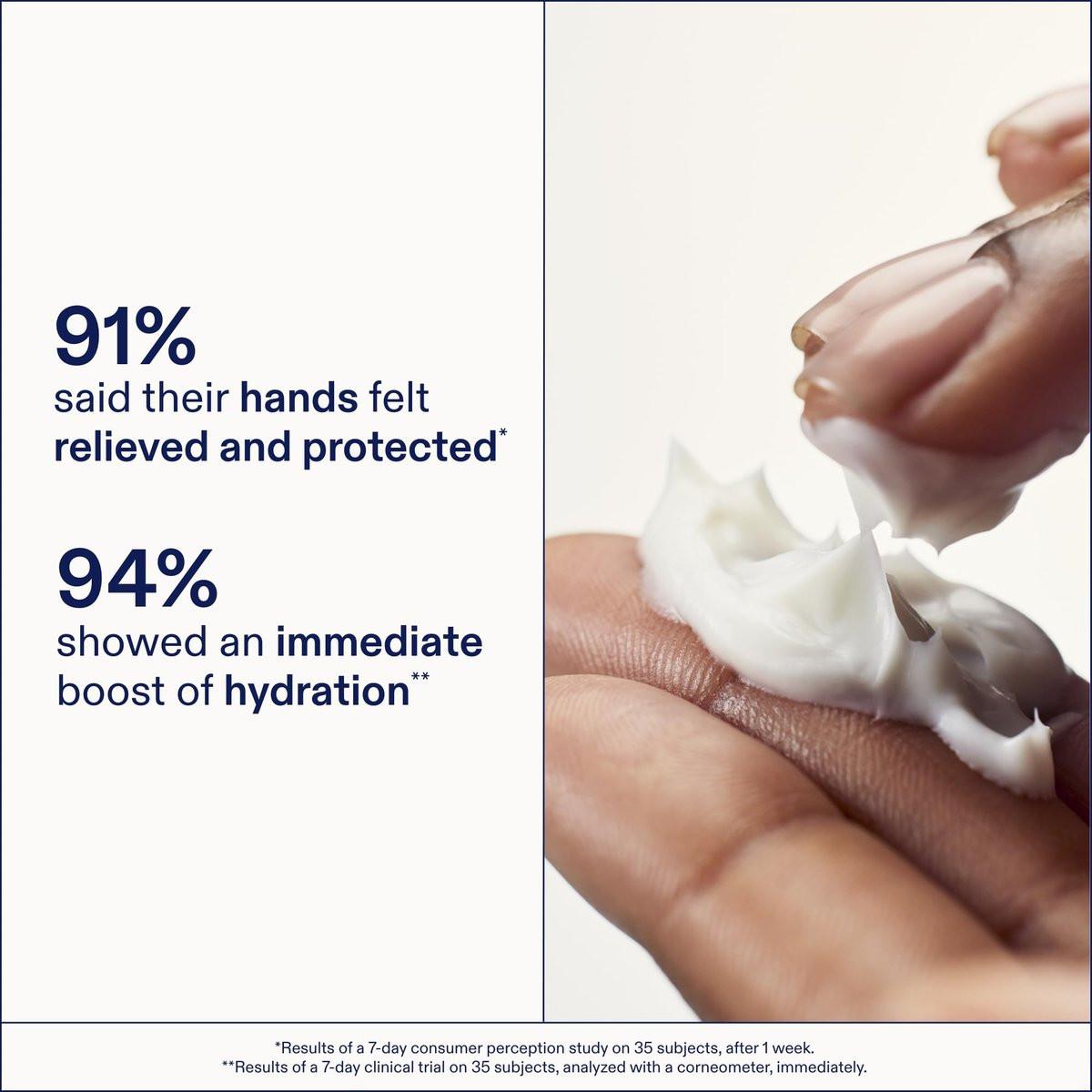 Skinfix Hand Relief Cream - 3 fl oz - Reduziert sichtbare Rötungen, Stechen und Rissbildung bei trockener, empfindlicher Haut - Von der National Eczema Association akzeptiert - Duftfrei - Vegan, tierversuchsfrei