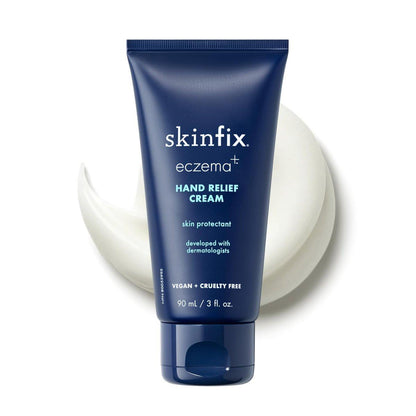 Skinfix Hand Relief Cream - 3 fl oz - Reduziert sichtbare Rötungen, Stechen und Rissbildung bei trockener, empfindlicher Haut - Von der National Eczema Association akzeptiert - Duftfrei - Vegan, tierversuchsfrei