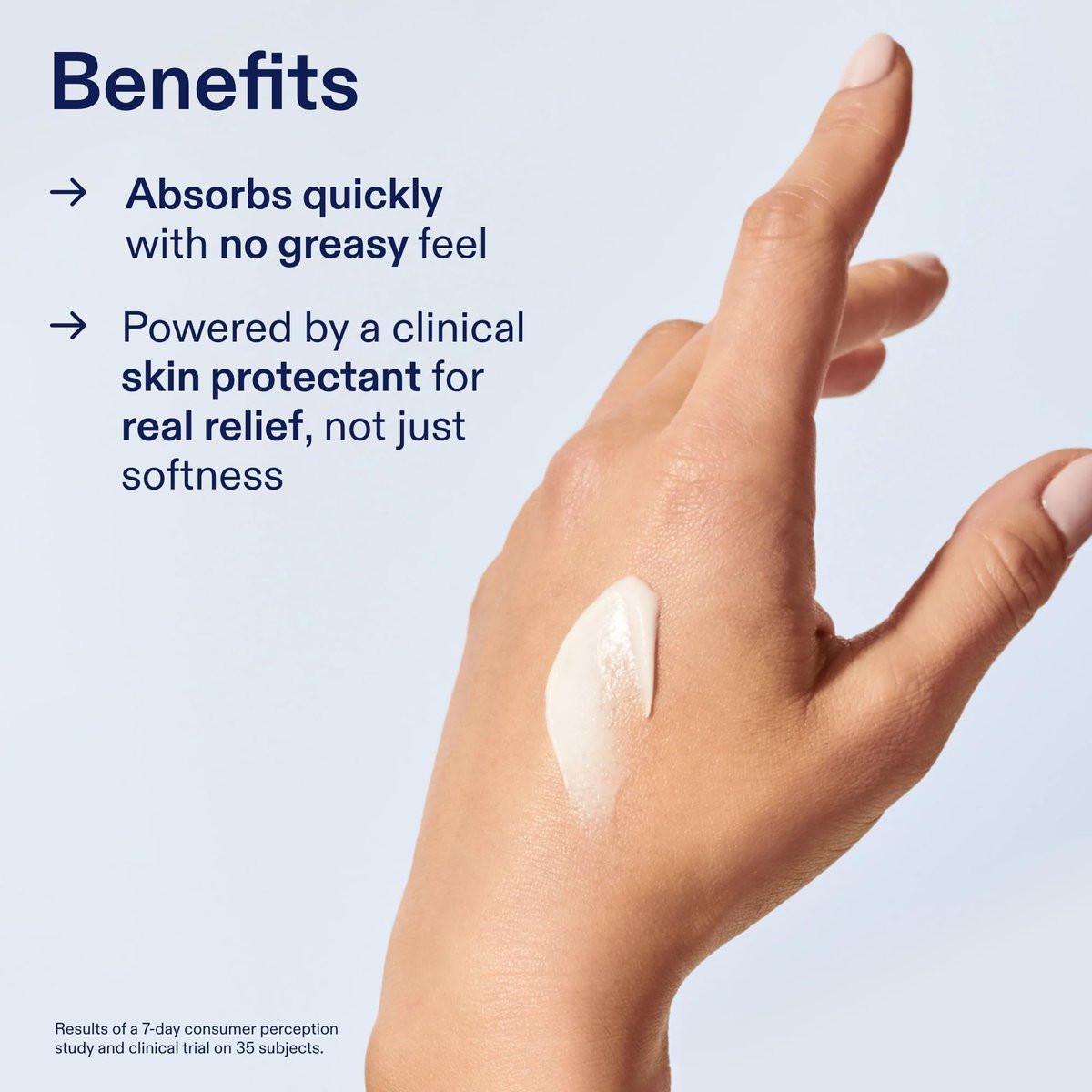 Skinfix Hand Relief Cream - 3 fl oz - Reduziert sichtbare Rötungen, Stechen und Rissbildung bei trockener, empfindlicher Haut - Von der National Eczema Association akzeptiert - Duftfrei - Vegan, tierversuchsfrei