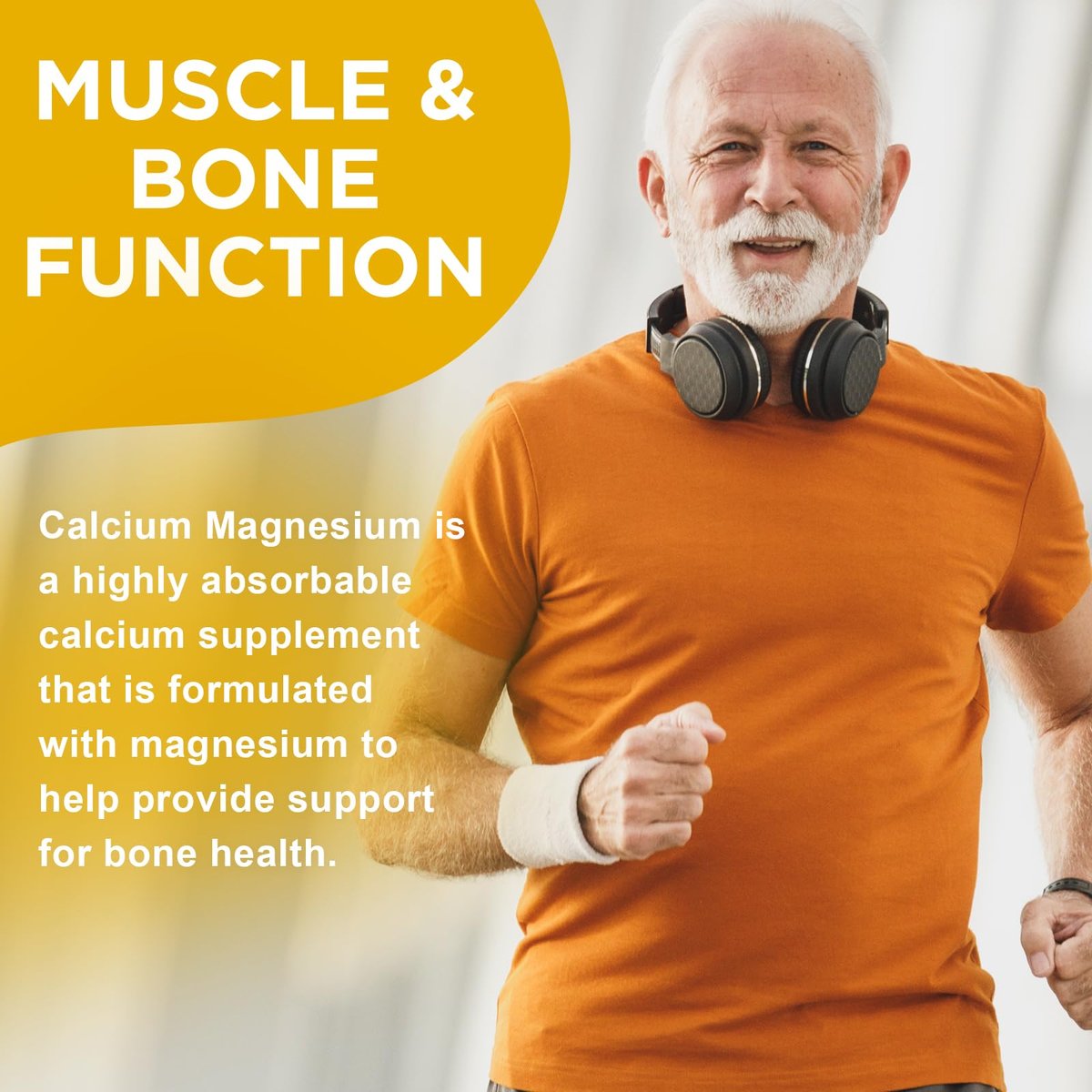 Calcium Magnesium Zink Gummibärchen mit Vitamin D3, Zuckerfrei, für Frauen und Männer, Hochdosiert, für Knochen-, Muskel- und Immunsystem-Gesundheit, Ananasgeschmack - 60 Stück