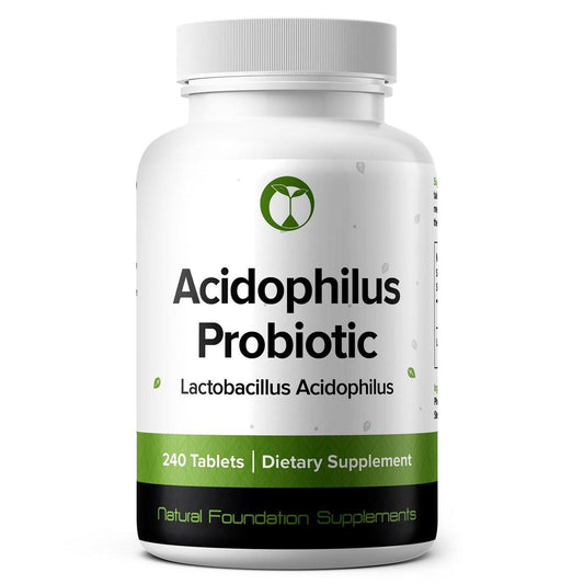 Lactobacillus Acidophilus Probiotikum 240 Tabletten (4 Monate Vorrat) – Geprüfter Stamm LA85 – 3 Milliarden KBE – Unterstützt Verdauungsgesundheit & Mikrobiom – GMP-zertifiziert