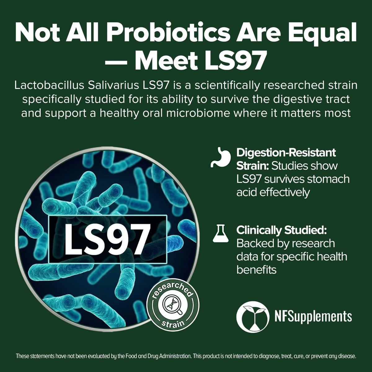 Lactobacillus Salivarius Probiotikum 240 Tabletten (4-Monats-Vorrat) – Erforschter Stamm LS97 – 3 Milliarden KBE – Unterstützung für Verdauungs- & Mundgesundheit – GMP-zertifiziert
