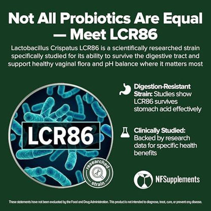 Lactobacillus Crispatus Probiotikum 240 Tabletten (4-Monats-Vorrat) – Erforschter Stamm LCR86 – 3 Milliarden KBE – Unterstützung für Verdauung & Vaginalgesundheit – GMP-zertifiziert