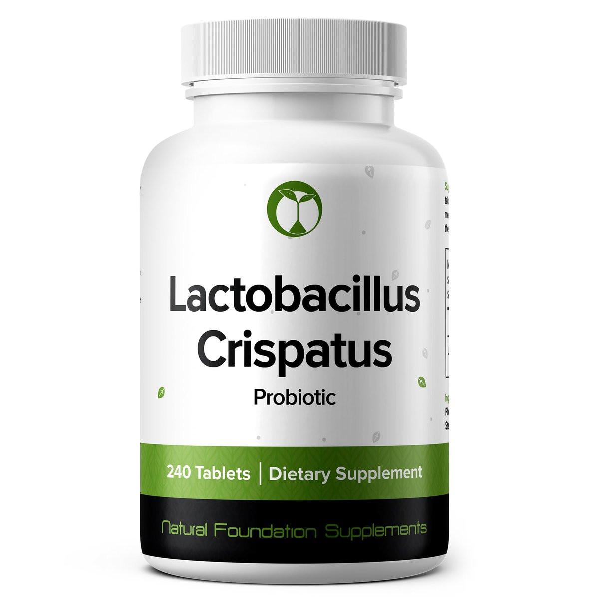 Lactobacillus Crispatus Probiotikum 240 Tabletten (4-Monats-Vorrat) – Erforschter Stamm LCR86 – 3 Milliarden KBE – Unterstützung für Verdauung & Vaginalgesundheit – GMP-zertifiziert