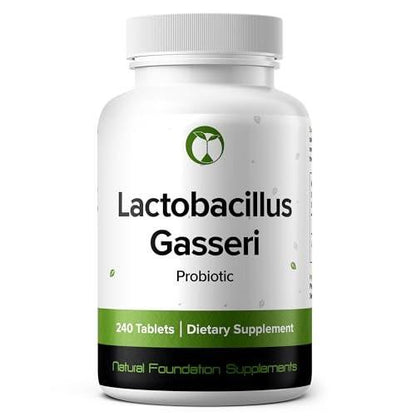 Lactobacillus Gasseri Probiotikum 240 Tabletten (4-Monats-Vorrat) – Erforschter Stamm LG08 – 3 Milliarden KBE – Verdauungsgesundheit & Antioxidative Unterstützung – GMP-zertifiziert