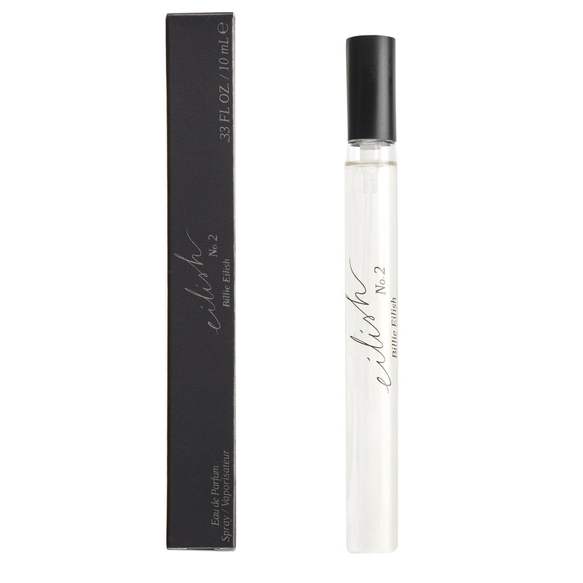 Billie Eilish No. 2 Eau de Parfum für Frauen – Woody + Florale Duftnoten von Apfelblüte, Wildmohnblüte und Palo Santo, Probiergröße + Reisefreundlich, 0,33 Fl Oz
