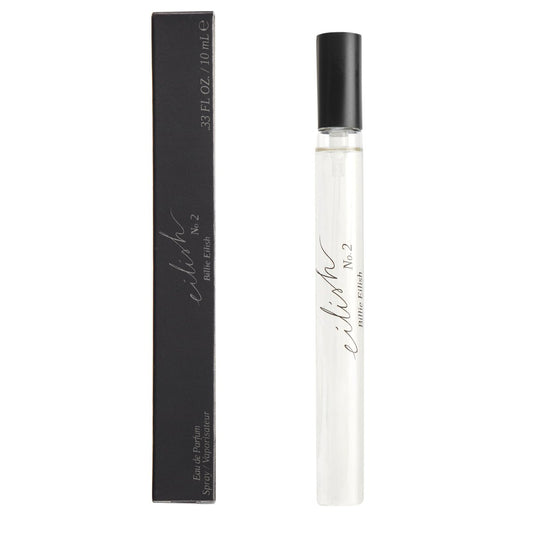 Billie Eilish No. 2 Eau de Parfum für Frauen – Woody + Florale Duftnoten von Apfelblüte, Wildmohnblüte und Palo Santo, Probiergröße + Reisefreundlich, 0,33 Fl Oz