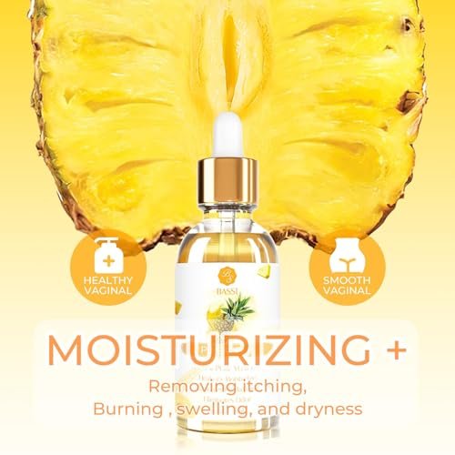 3er Pack Yoni-Öl für Frauen – Femininpflegeöl – Allnatürliche vaginale essentielle Öle, reduziert Geruch, stellt pH-Gleichgewicht und Feuchtigkeit wieder her, 1 fl oz/Stk Erdbeere Ananas Pfirsich Duft