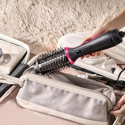 Dual-Voltage-Haartrocknerbürste für Europareisen: 120V-240V One Step Haartrockner und Styler, professionelle Föhnbürste mit Ionen-Technologie gegen Frizz