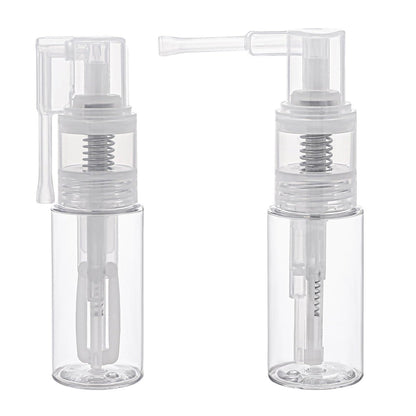 KALIONE 2er-Pack 25ml Leere Puder-Sprühflaschen, wiederverwendbare, abnehmbare Reiseflaschen, Körperpflege-Zubehör für Gesicht, Haar, Körper, Nägel