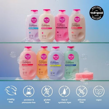 eos Cashmere Body Wash – Feuchtigkeitsspendendes Duschgel mit Sheabutter, Glycerin & Vitamin E, pH-ausgeglichen, für empfindliche Haut, vegan, 473 ml