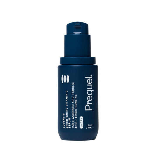 Prequel Skin Lucent-C Vitamin C Serum für das Gesicht – Professionelles L-Ascorbinsäure & Ferulasäure Serum mit Niacinamid – Klinische Hautpflege für leuchtende & straffe Haut – 1 oz Pumpflasche