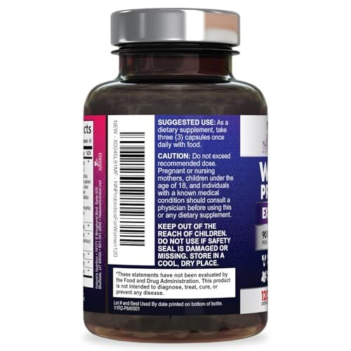 Probiotika für Frauen – Probiotischer Blend 90 Milliarden KBE pro Portion – Gezielte Unterstützung für Vaginal- und Verdauungsgesundheit – 16 Stämme, Cranberry, Präbiotika – Hergestellt in den USA – 120 Kapseln