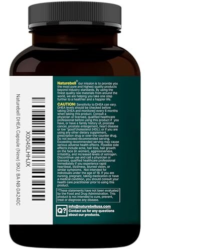 NatureBell DHA 50 mg für Männer und Frauen, 300 Kapseln | Mikronisiert für bessere Absorption | Pflanzliche Quelle | Unterstützt Energie, Stoffwechsel & gesundes Altern | Non-GMO, hergestellt in den USA