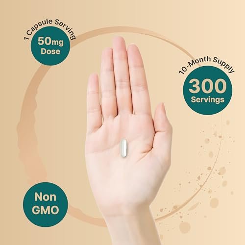NatureBell DHA 50 mg für Männer und Frauen, 300 Kapseln | Mikronisiert für bessere Absorption | Pflanzliche Quelle | Unterstützt Energie, Stoffwechsel & gesundes Altern | Non-GMO, hergestellt in den USA