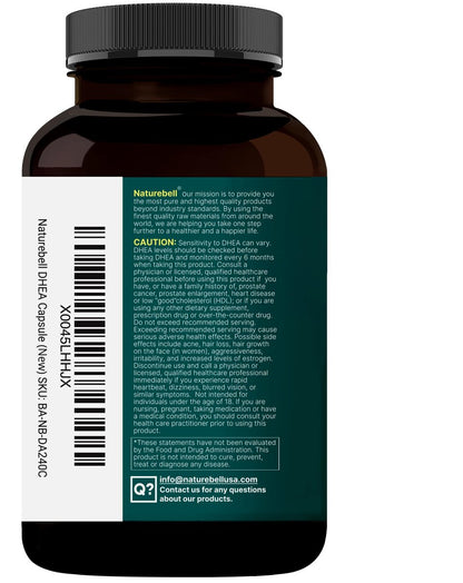 NatureBell DHA 50 mg für Männer und Frauen, 300 Kapseln | Mikronisiert für bessere Absorption | Pflanzliche Quelle | Unterstützt Energie, Stoffwechsel & gesundes Altern | Non-GMO, hergestellt in den USA