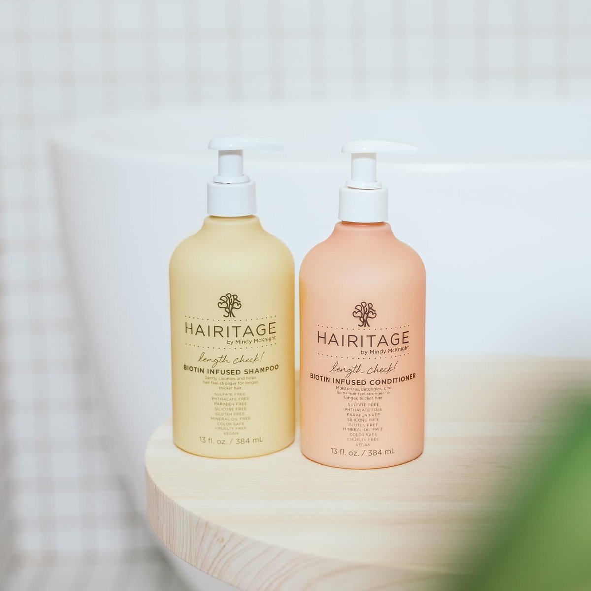 Hairitage Biotin & Jamaican Castor Oil Haarconditioner für dünner werdendes Haar - Fördert Haarwachstum für Frauen und Männer - Tiefenpflegebehandlung - Extra stark, sulfatfrei - 390 ml