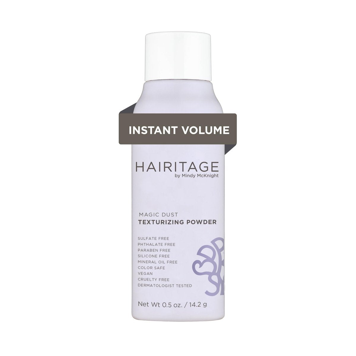 Hairitage Haar-Texturpulver für Volumen – Leicht + Mittlerer Halt – Texturierendes + Volumenverleihendes Haarstyling-Pulver für Männer, Frauen, Jungen & Mädchen – Sulfatfrei, Vegan + Dermatologisch getestet