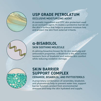 Prequel Skin Utility Ointment – Feuchtigkeitsspendende Schutzsalbe für Gesicht und Körper mit 45% Petrolatum, für trockene Haut und rissige Hände