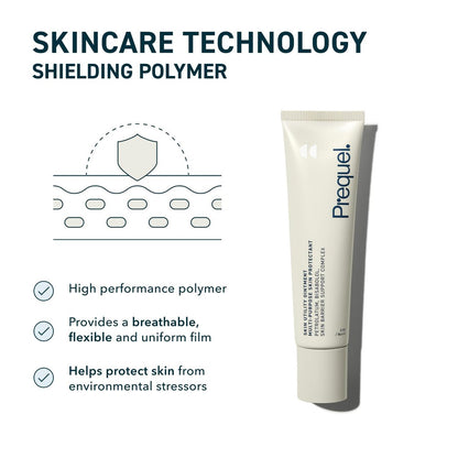 Prequel Skin Utility Ointment – Feuchtigkeitsspendende Schutzsalbe für Gesicht und Körper mit 45% Petrolatum, für trockene Haut und rissige Hände