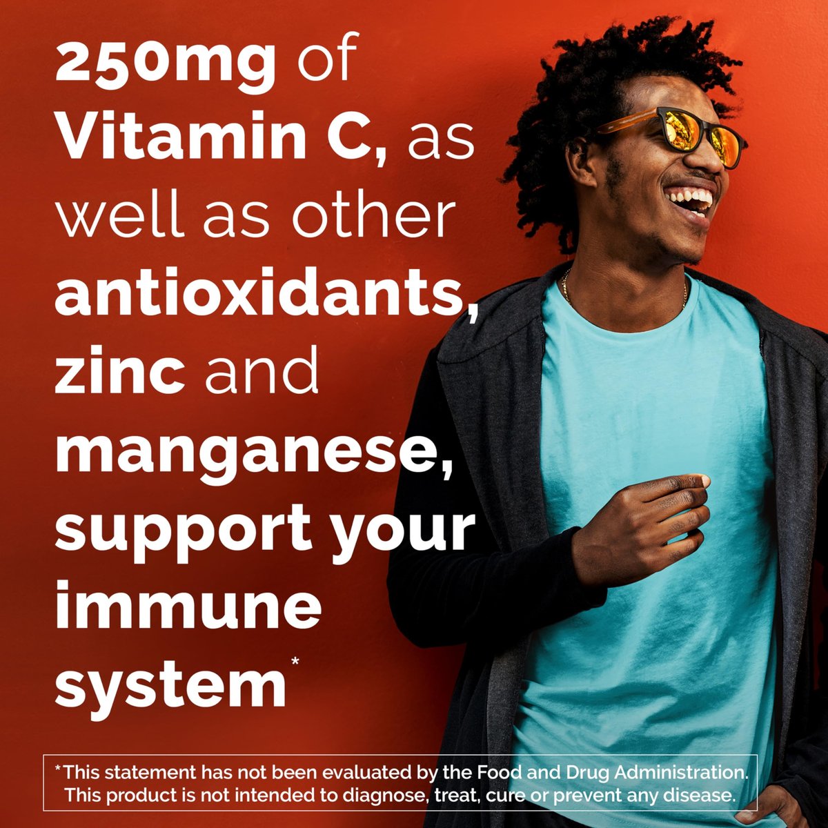 Emergen-C Zero Sugar Immune Support Kidz Gummies – 36 Stück, Vitamin C für Kinder
