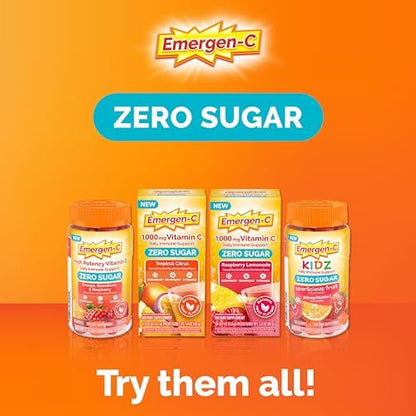 Emergen-C Zero Sugar Immune Support Kidz Gummies – 36 Stück, Vitamin C für Kinder