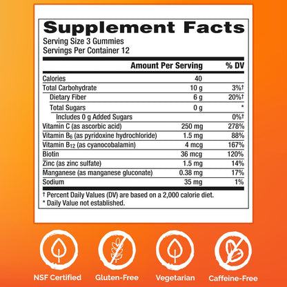 Emergen-C Zero Sugar Immune Support Kidz Gummies – 36 Stück, Vitamin C für Kinder