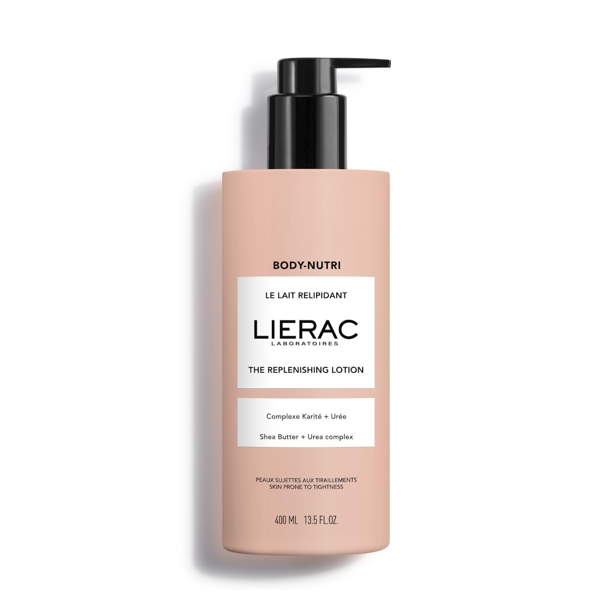 Lierac The Replenishing Feuchtigkeitsspendende Körperlotion für Frauen mit Niacinamid, Harnstoff & Sheabutter – Hydratisiert & pflegt trockene Haut – 400 ml
