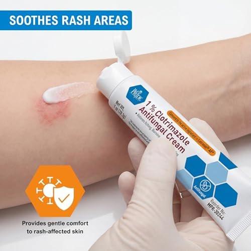 MED PRIDE 1% Clotrimazol Antimykotische Creme 28g - Behandlung von Pilzinfektionen der Haut - gegen Jock Itch, Fußpilz, Ringelflechte, Hautausschlag & lindert Juckreiz, Brennen