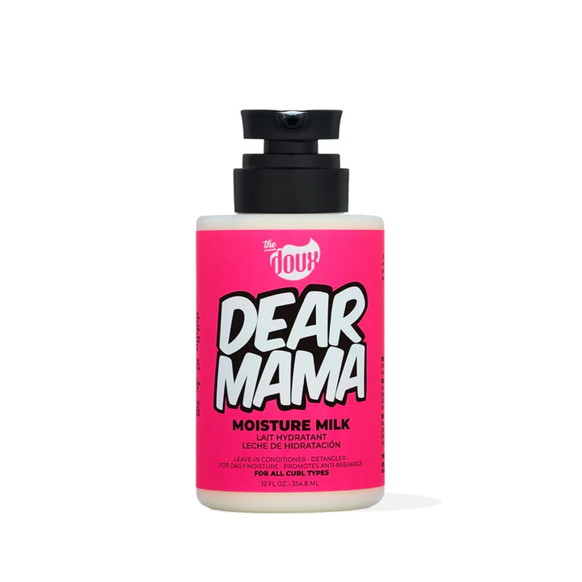 The Doux DEAR MAMA Moisture Milk – Leave-in Conditioner für lockiges Haar mit Aloe & Ananas – Curl Refresher, Entwirrer & Tiefenpflege für natürliches Haar
