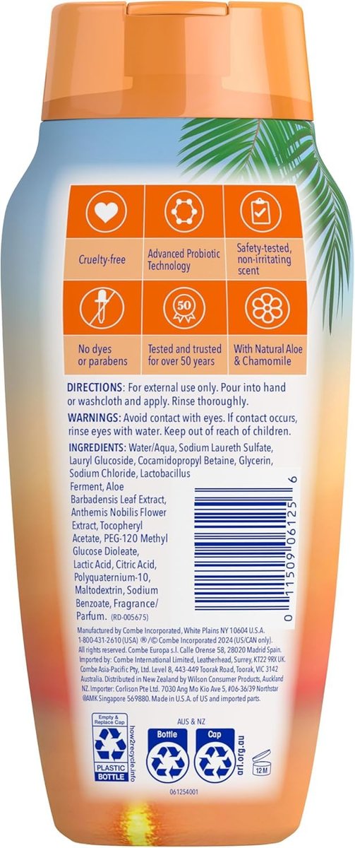 Vagisil Intimwaschgel für die Intimhygiene, Scentsitive Scents, pH-ausgeglichen und gynäkologisch getestet, Citrus Paradise, 355 ml (1er-Pack)