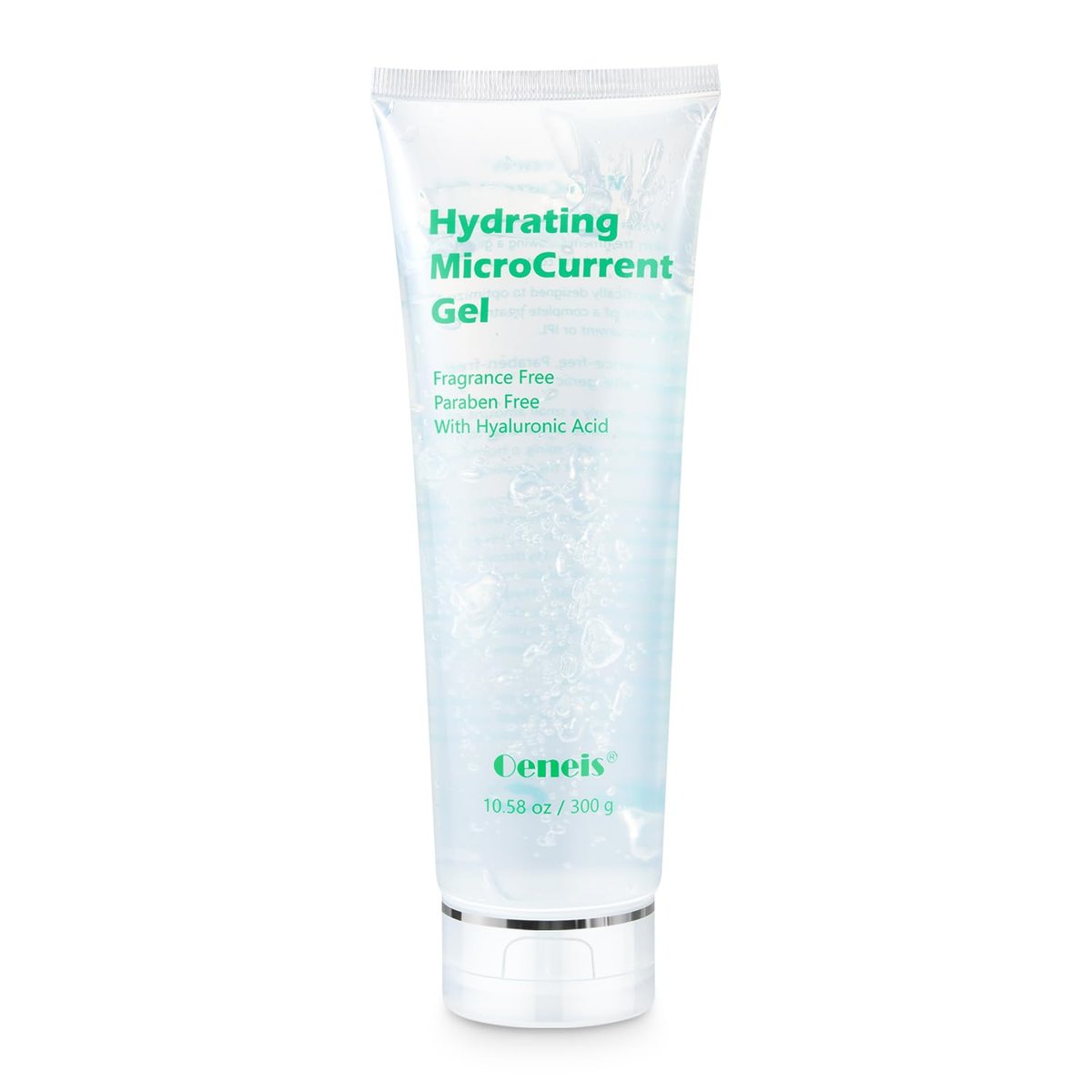 Oeneis Hydrierendes Mikrostrom-Leitgel, Duftfrei, Parabenfrei, Gel-Primer mit Hyaluronsäure, nicht reizend, feuchtigkeitsspendendes Gel für RF, 300 g Tube, transparent