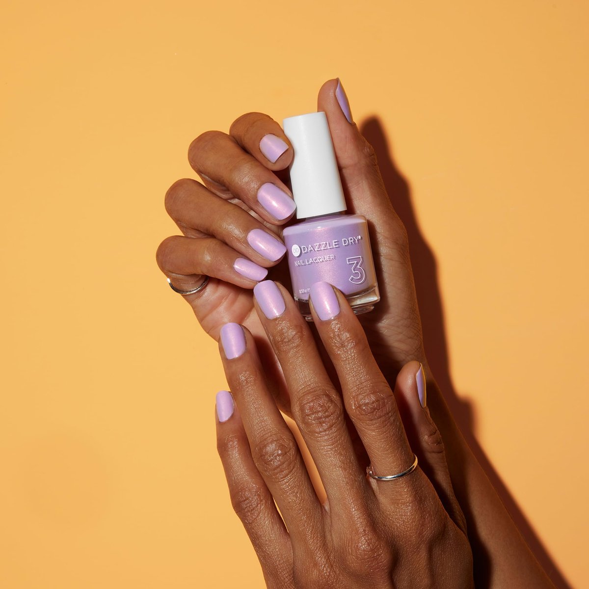 Dazzle Dry Nagellack (Schritt 3) - Lovely Lilac - Helles Lila mit rosa Schimmereffekt, vollständige Deckkraft (0,5 fl oz)