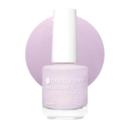 Dazzle Dry Nagellack (Schritt 3) - Lovely Lilac - Helles Lila mit rosa Schimmereffekt, vollständige Deckkraft (0,5 fl oz)