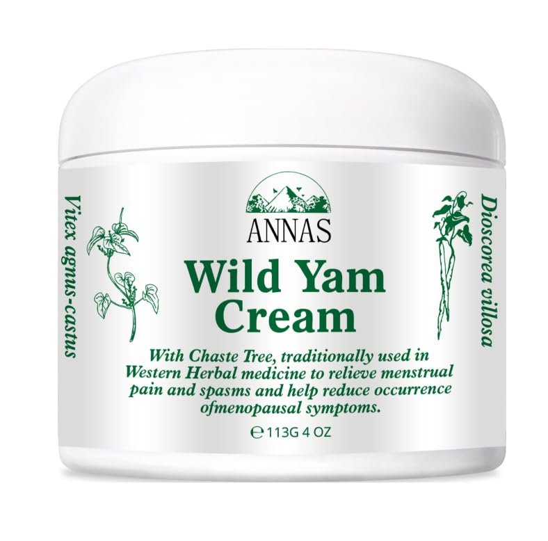 ANNAS Wild Yam Cream – Bio Yam Creme für Hormonbalance, Wechseljahre & Perimenopause Unterstützung für alle Hauttypen