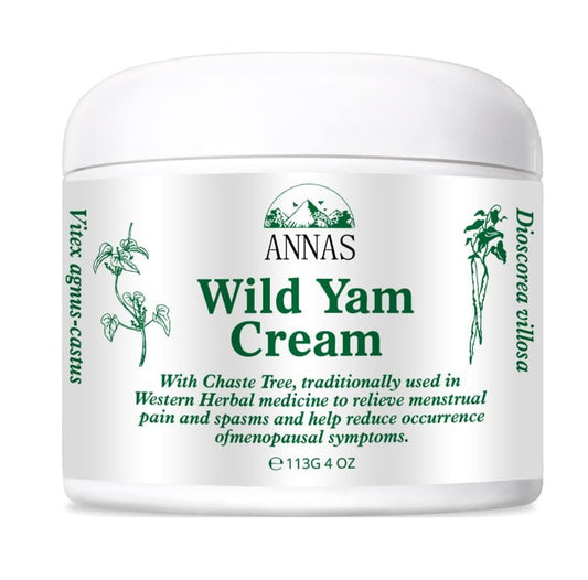ANNAS Wild Yam Cream – Bio Yam Creme für Hormonbalance, Wechseljahre & Perimenopause Unterstützung für alle Hauttypen
