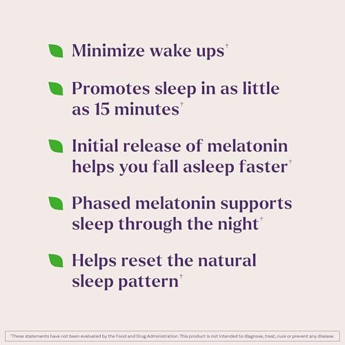 Natrol Zeitverzögerte Melatonin Gummis, Schlafunterstützung für Erwachsene, 3 mg Melatonin, 45 Erdbeer-Gummis, bis zu 45 Tage Versorgung